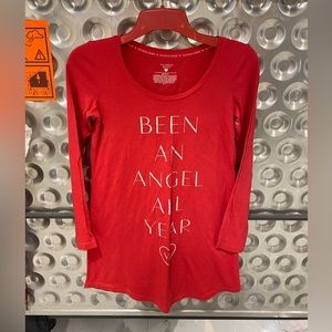 Soft comfy Red pj dress